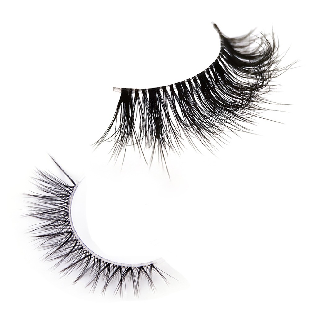 Clear Band Natural Lashes Faux Mink